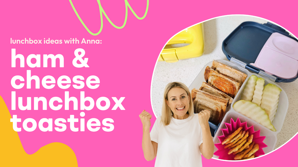 ham & cheese lunchbox toasties | lunchbox ideas