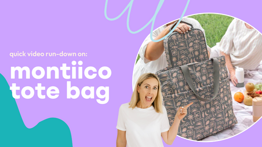 montiico insulated tote bag | quick video run-down