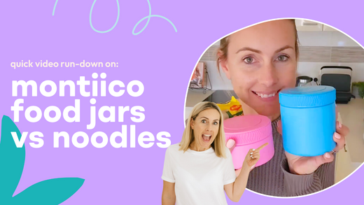 montiico food jar size comparison | quick video run-down