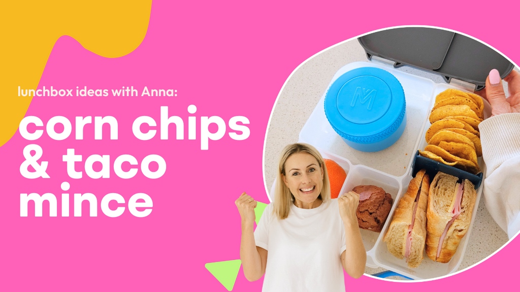 corn chips & taco mince | lunchbox idea