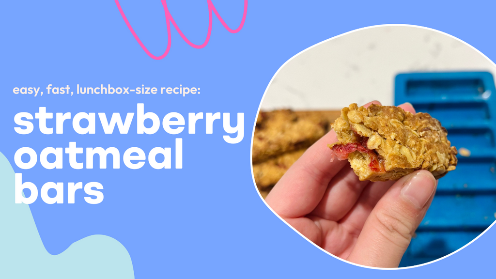 strawberry oat bars | krumbsco recipe