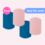 krumbsco Reusable Baking Mats - Air Fryer Rectangle Size - TWO FOR ONE!