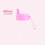 MontiiCo Sipper Lid + Straw 350mL - Floss