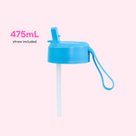 MontiiCo Sipper Lid + Straw 475mL - Coastal