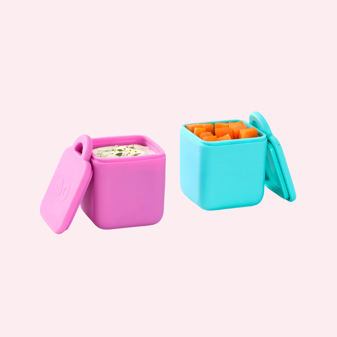 OmieDip - Pink/Teal (2 pack) – Lunchbox Mini
