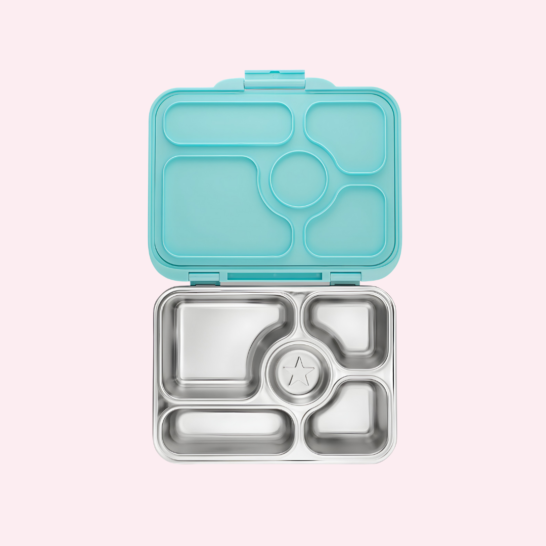 Prep & Savour 2 Pieces Bento Box Stainless Steel Bento Box Metal