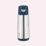 b.box Insulated Drink Bottle Sport Spout – 500mL – Midnight