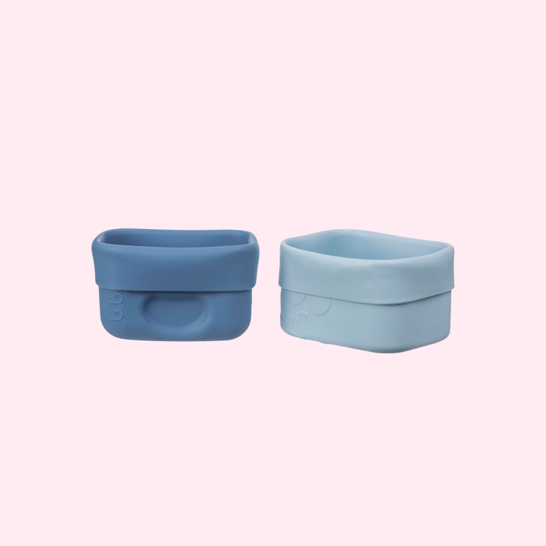 B.Box Silicone Snack Cups, Ocean, Berry & Forest